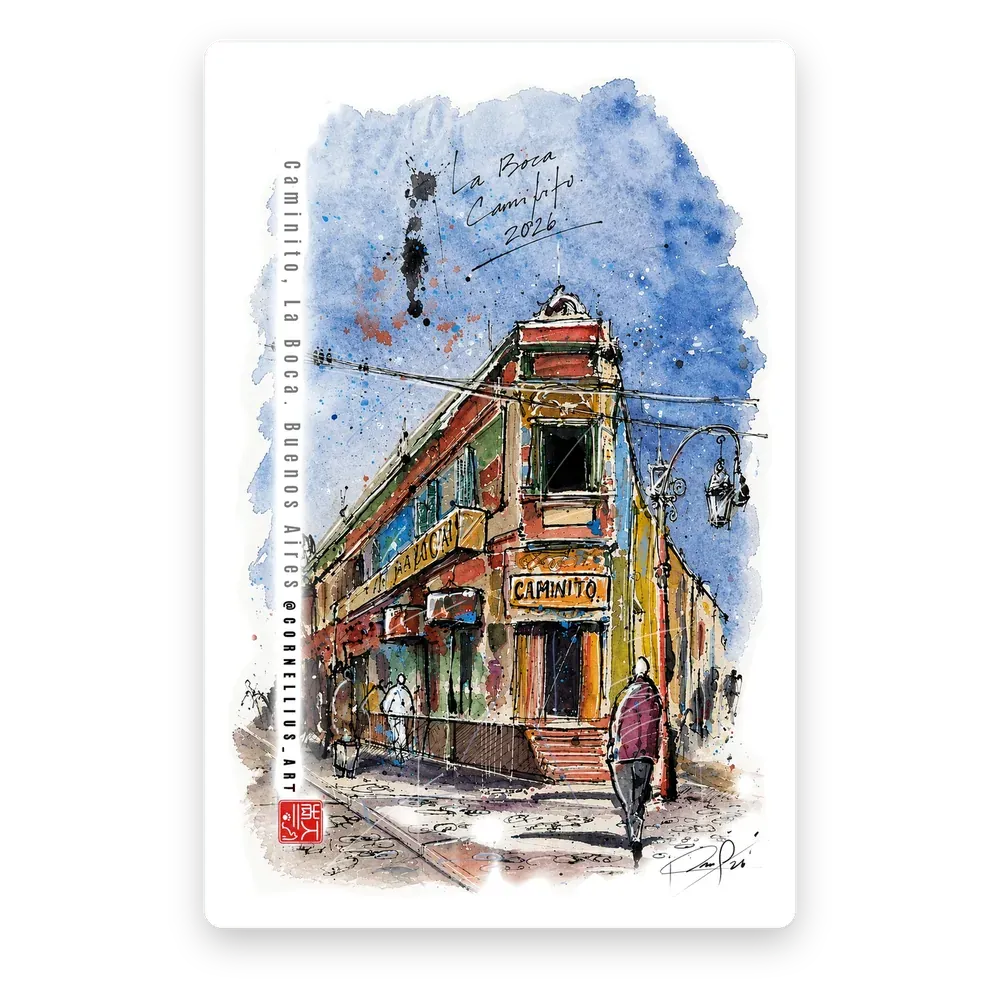 Postal de Caminito, La Boca